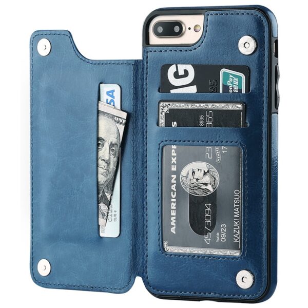Colorful Flip Wallet Case for iPhone