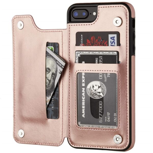 Colorful Flip Wallet Case for iPhone